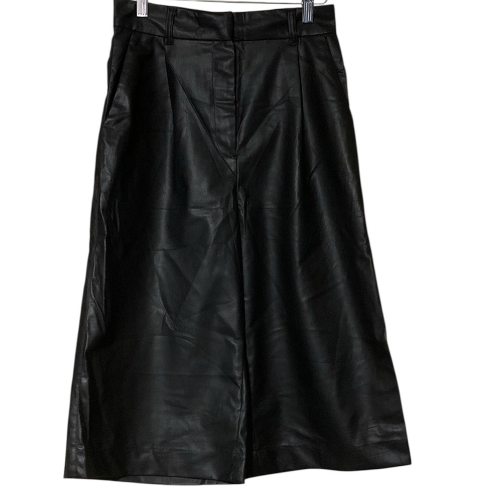 H&M Faux Leather Culottes NEW - Picture 2 of 7